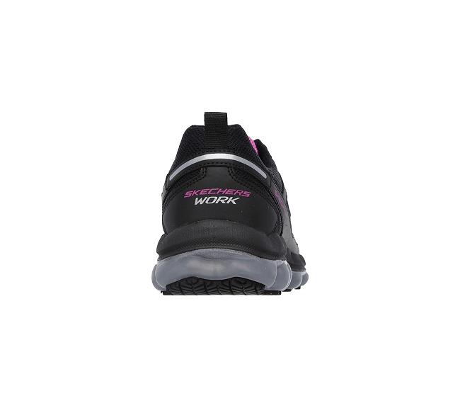 Zapatos de Trabajo Skechers Mujer - Air Negro GLRQM0164